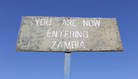 Zambia country and flag